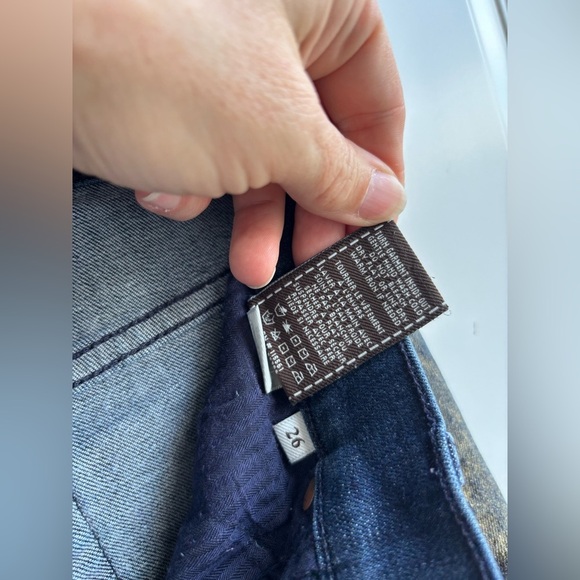 7 For All Mankind Tan Skinny Jeans | Size 26 | Gold washed - Picture 8 of 8